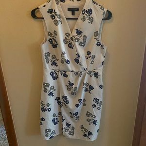 Light gray floral dress